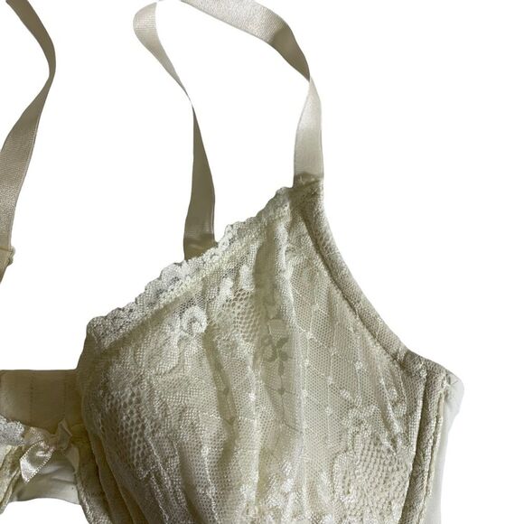 Jones New York Cream Lace Underwire Bra -36D‎ - Picture 5 of 9